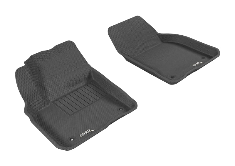 3D MAXpider 2007-2013 Volvo C30 Kagu 1st Row Floormat - Black