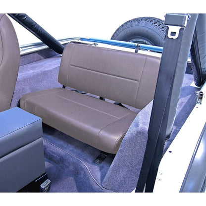 Rugged Ridge Standard Rear Seat Gray 55-95 Jeep CJ / Jeep Wrangler Rugged Ridge Seats