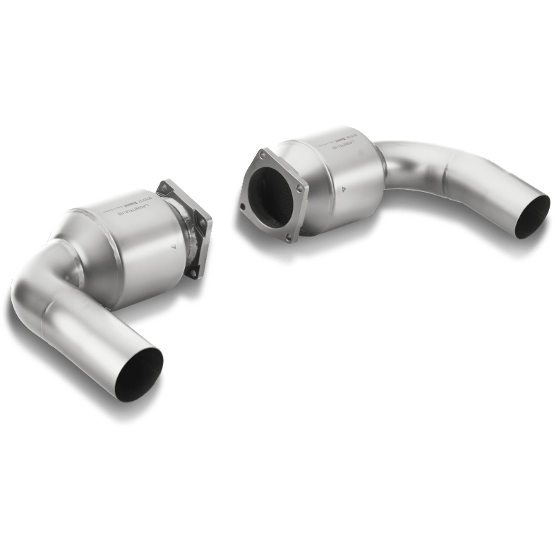 Akrapovic 10-13 Porsche 911 Turbo/Turbo S (997) Link Pipe Set w/ Cat (Titanium) Akrapovic Connecting Pipes