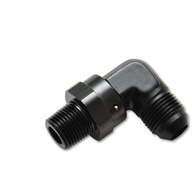 Vibrant -8AN to 1/2in NPT Male Swivel 90 Degree Adapter Fitting Vibrant Fittings