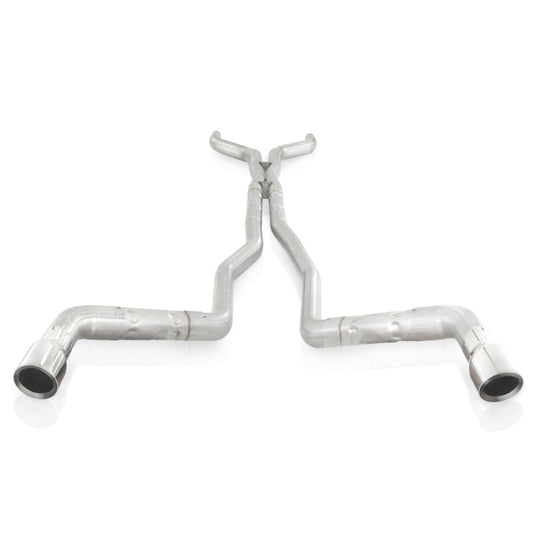 Stainless Works 10-15 Camaro 6.2L 3in Dual Chambered Catback System X-Pipe Factory Connect Stainless Works Catback
