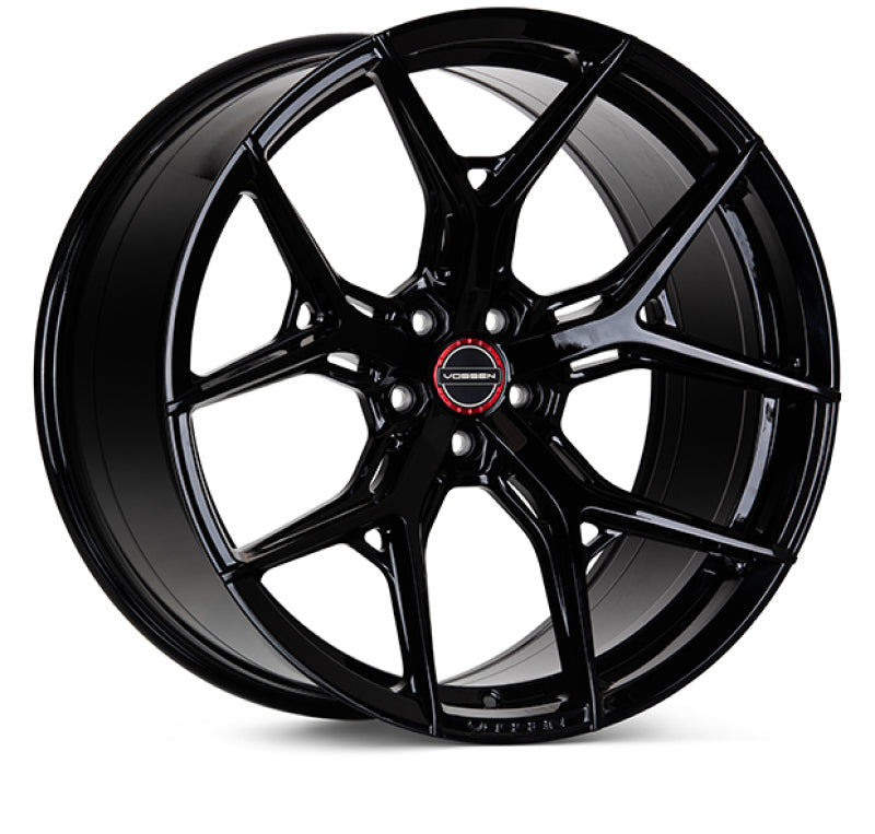 Vossen HF-5 20x8.5 / 5x112 / ET28 / Flat Face / 66.5 - Gloss Black Wheel