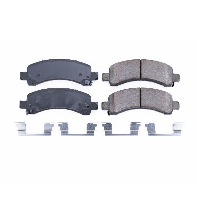 Power Stop 02-06 Cadillac Escalade Rear Z17 Evolution Ceramic Brake Pads w/Hardware