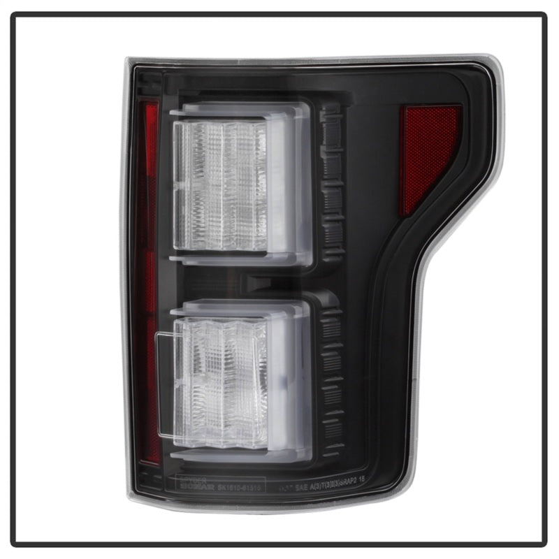 Spyder 18-19 Ford F-150 (w/o Blind Spot Sensor) LED Tail Lights - Black (ALT-YD-FF15018-LED-BK)