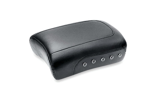 Mustang 08-21 Harley Electra Glide, Rd Glide,Rd King,Str Glide Touring Pass Seat w/ Studs -Black