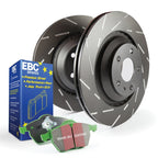 EBC S2 Kits Greenstuff Pads and USR Rotors EBC Brake Rotors - Slotted