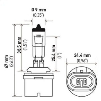 Hella Optilux 893 12V 37.5W Extreme Yellow Bulbs (Pair) Hella Bulbs