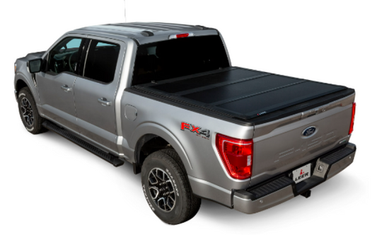 LEER 07-13 GM Silverado/Sierra 1500 HF350M 6Ft 6In Tonneau Cover - Folding Full Size Standard Bed