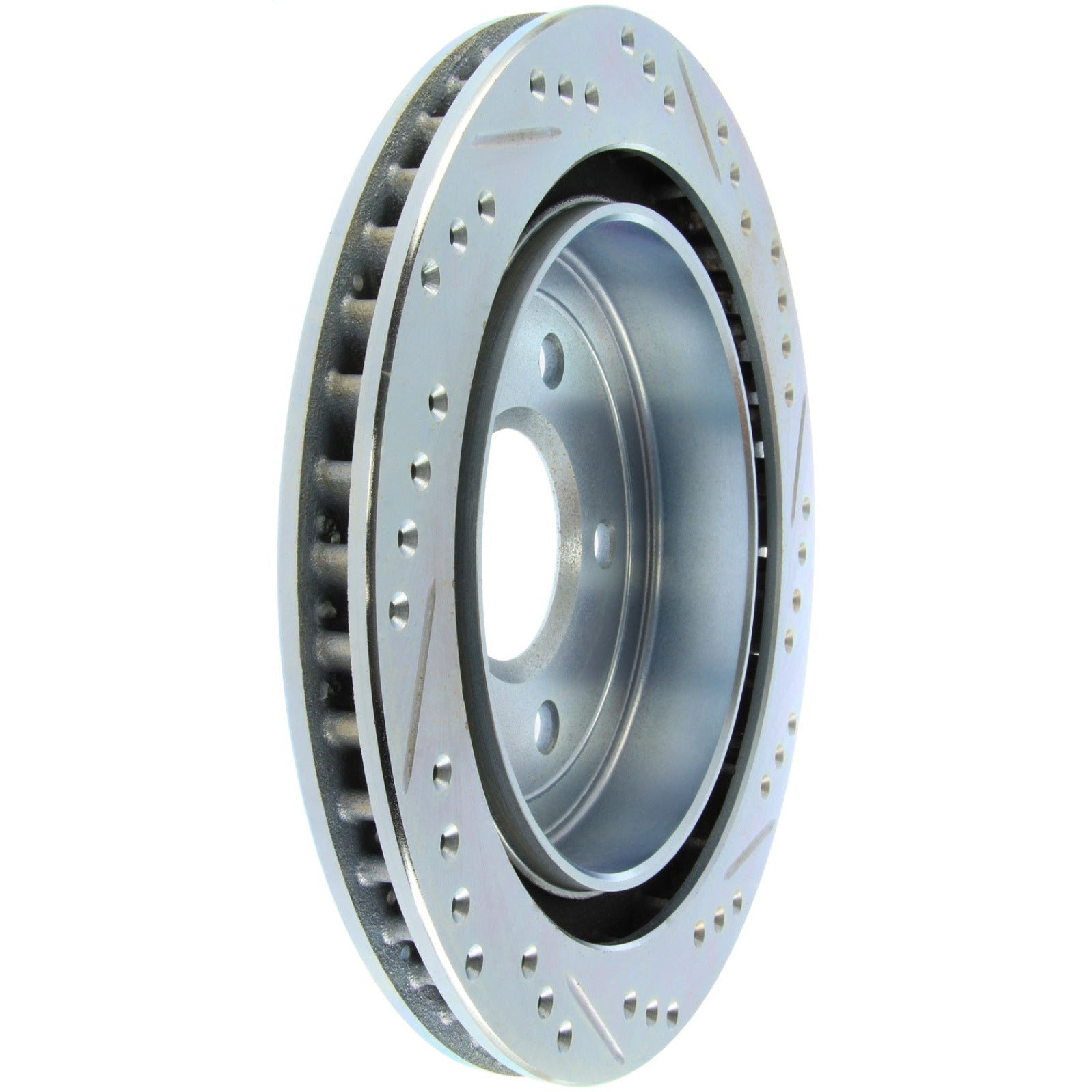 StopTech Select Sport Drilled & Slotted Rotor - Rear Right Stoptech Brake Rotors - Slot & Drilled