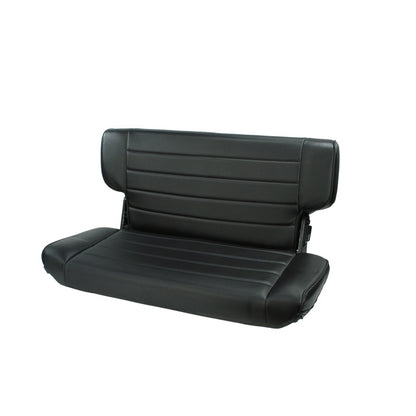 Rugged Ridge Fold&Tumble Rear Seat Black Denim 97-02 Jeep Wrangler TJ Rugged Ridge Seat Releases