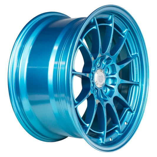 Enkei NT03+M 18x9.5 5x114.3 40mm Offset 72.6mm Bore Emerald Blue Wheel Enkei Wheels - Cast