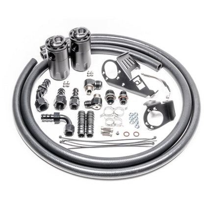 Radium Engineering Dual Catch Can Kit Subaru VB Fluid Lock Radium Engineering Oil Catch Cans