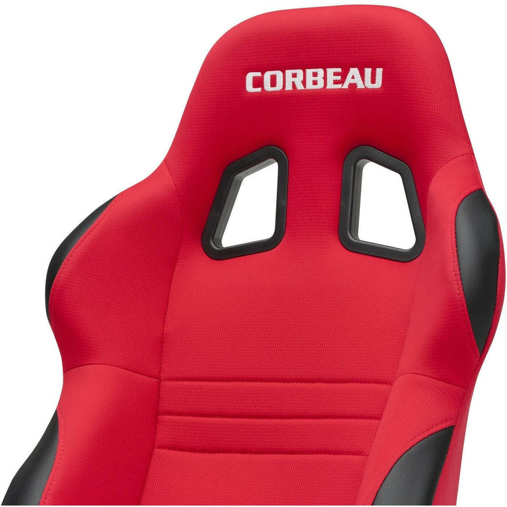 Corbeau A4 Black Cloth Seats - UNIVERSAL (Pair)
