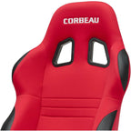 Corbeau A4 Black Cloth Seats - UNIVERSAL (Pair)