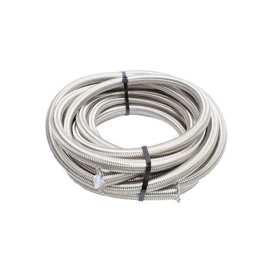 Snow 6AN Braided Stainless PTFE Hose - 15ft