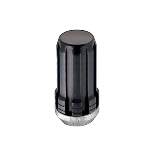 McGard SplineDrive Lug Nut (Cone Seat) M14X1.5 / 1.935in. Length (Box of 50) - Black (Req. Tool)