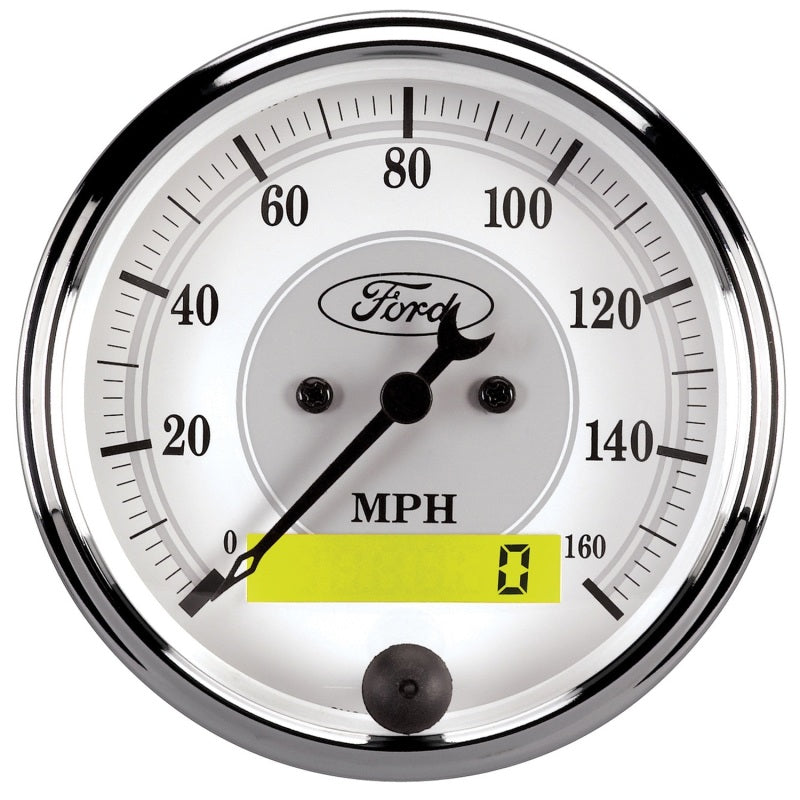 AutoMeter Gauge Speedometer 3-1/8in. 160MPH Elec. Prog. W/ Lcd Odo Ford Masterpiece AutoMeter Gauges