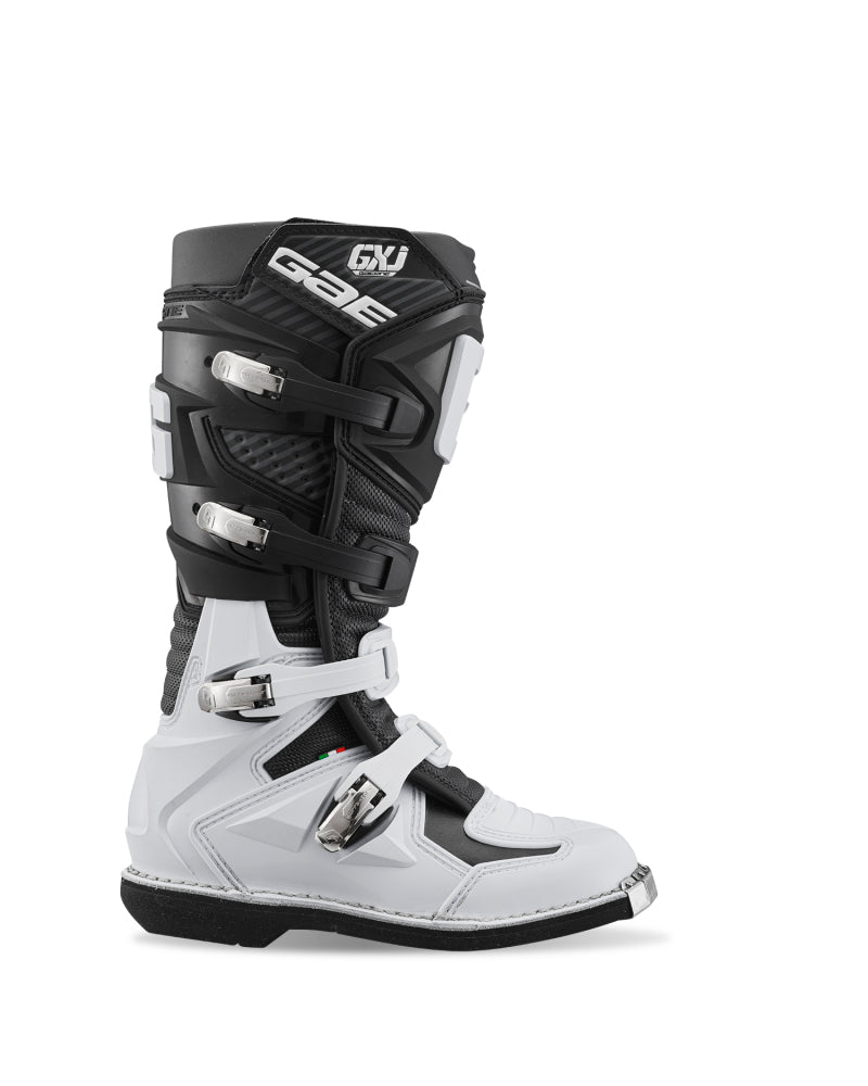 Gaerne GXJ Boot Black/White Size - Youth 7