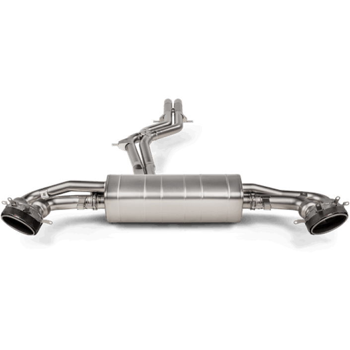 Akrapovic 2020+ Audi RS Q8 (M4) Evolution Line Cat Back (Titanium) w/Carbon Fiber/Titanium Tips Akrapovic Catback