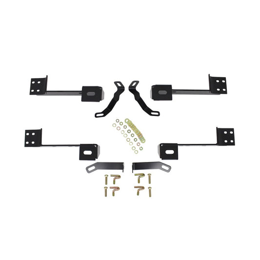 Westin 99-14 Chevy Silv 2500/3500 Reg/Ext Cab Premier Oval Nerf Step Bar Mount Kit - Blk