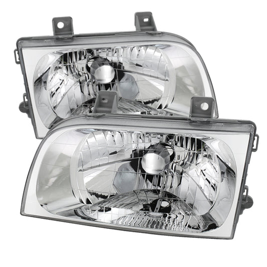 Xtune Kia Sportage 98-02 Crystal Headlights Chrome HD-JH-KIASP98-C SPYDER Headlights