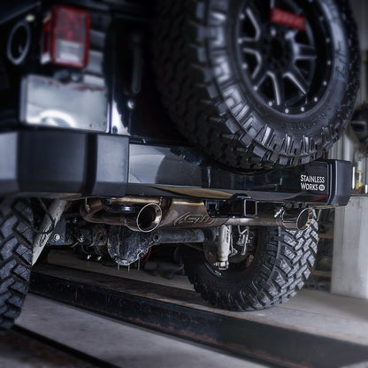 Stainless Works 2007-17 Jeep Wrangler Axleback Exhaust