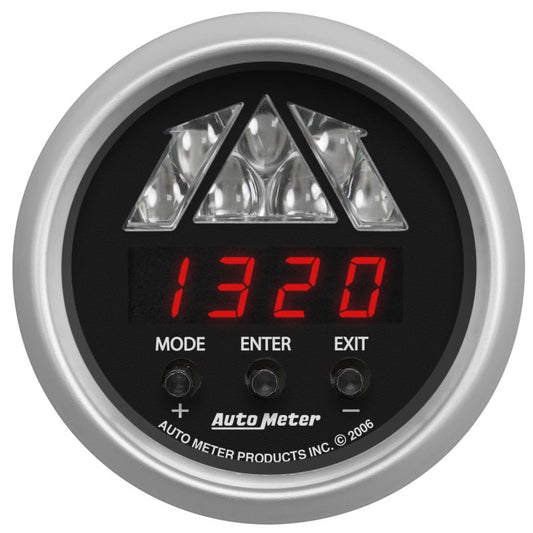 Autometer Sport-Comp 52mm 0-15k RPM Digital Pro Shift System Shift Light Level 1 AutoMeter Gauges