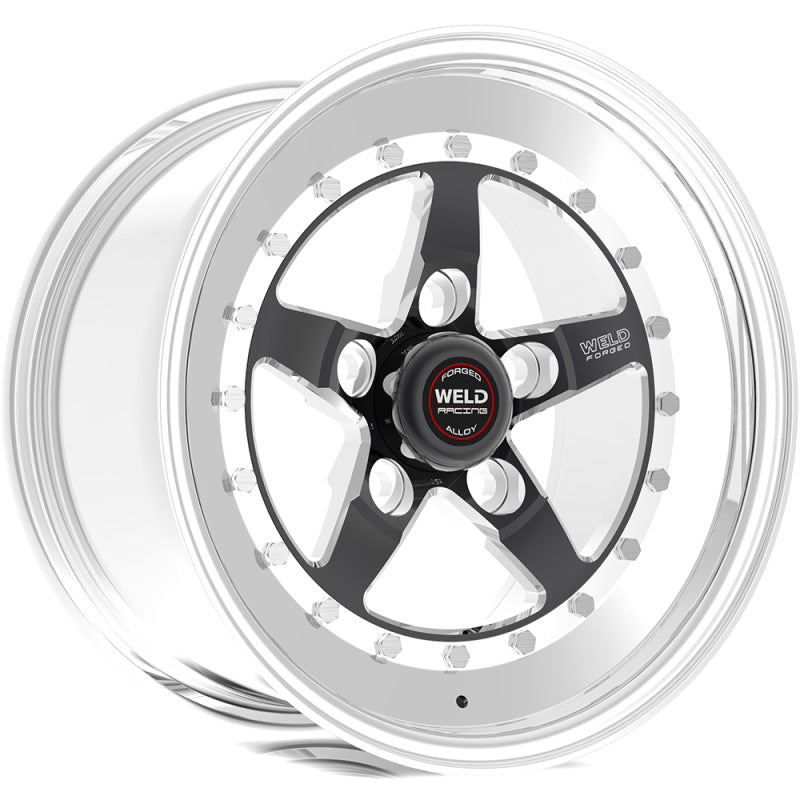 Weld Weldstar 15x4 / 5x4.5 BP / 1.5in. BS Black Wheel - Non-Beadlock Weld Wheels - Forged