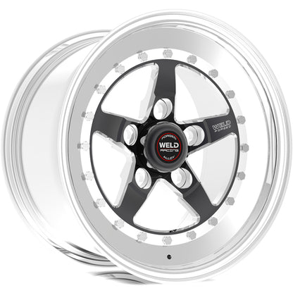 Weld Weldstar 15x8 / 5x4.5 BP / 3.5in. BS Black Wheel - Non-Beadlock Weld Wheels - Forged