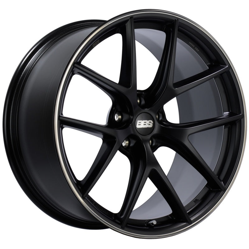 BBS CI-R 19x9 5x120 ET44 Satin Black Rim Protector Wheel -82mm PFS/Clip Required