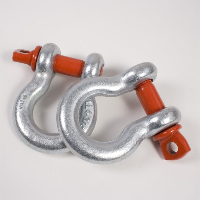 Rugged Ridge 3/4in 9500lb D-Shackle Set Rugged Ridge Shackle Kits