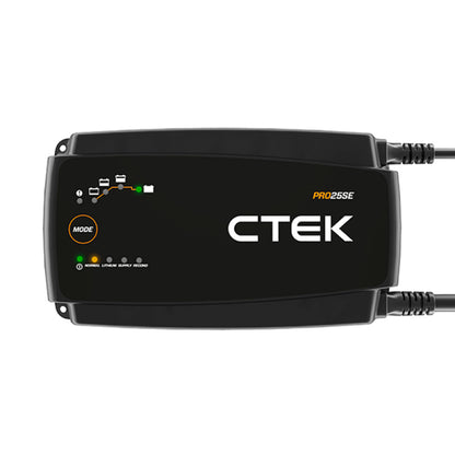 CTEK PRO25SE Battery Charger - 50-60 Hz - 12V - 19.6ft Extended Charging Cable