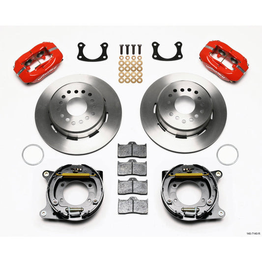 Wilwood Forged Dynalite P/S Park Brake Kit Red New Big Ford 2.50in Offset Wilwood Big Brake Kits