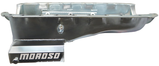 Moroso Chevrolet Big Block Mark IV/GM A Body Deep Wet Sump 6qt 8in Steel Oil Pan