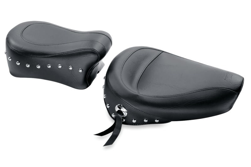 Mustang 82-03 Harley Sportster Standard Touring Passenger Seat w/Studs - Black