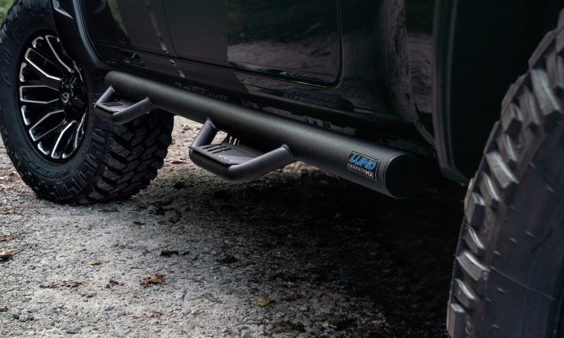 Lund 15-18 Ford F-150 SuperCab Terrain HX Step Nerf Bars - Black