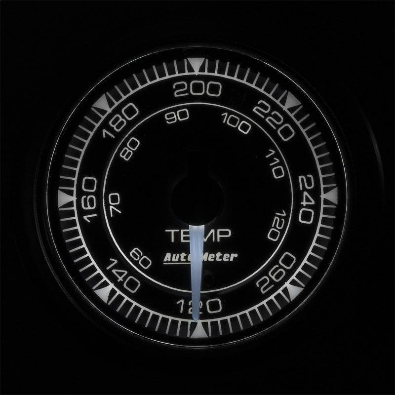 Autometer Chrono 2-1/16in 120-280 Degree Temperature Gauge AutoMeter Gauges