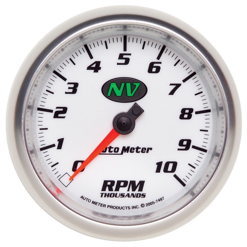 AutoMeter Gauge Tachometer 3-3/8in. 10K RPM In-Dash NV AutoMeter Gauges