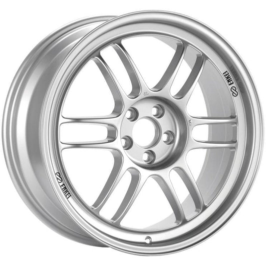 Enkei RPF1 16x7 4x100 43mm Offset 73mm Bore Silver Wheel  Miata 4-Lug / 02-06 Mini /  Honda & Acura Enkei Wheels - Cast