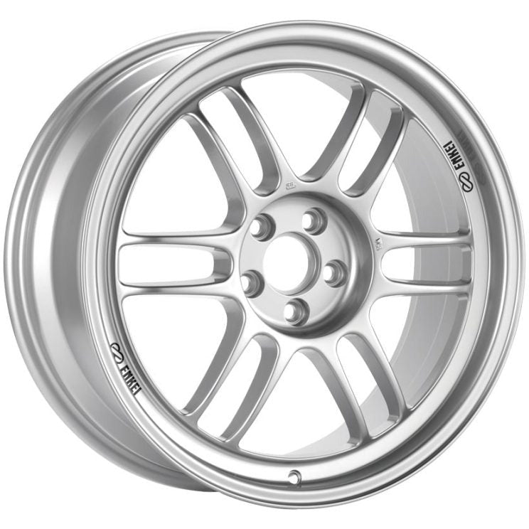 Enkei RPF1 15x7 4x100 41mm Offset 73mm Bore Silver Wheel Honda & Acura 4-Lug/02-06 Mini Enkei Wheels - Cast