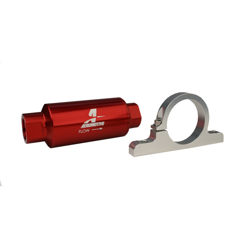 Aeromotive Filter / Bracket Combo Kit - 12301 Filter / 12305 Billet Bracket Aeromotive Fuel Filters