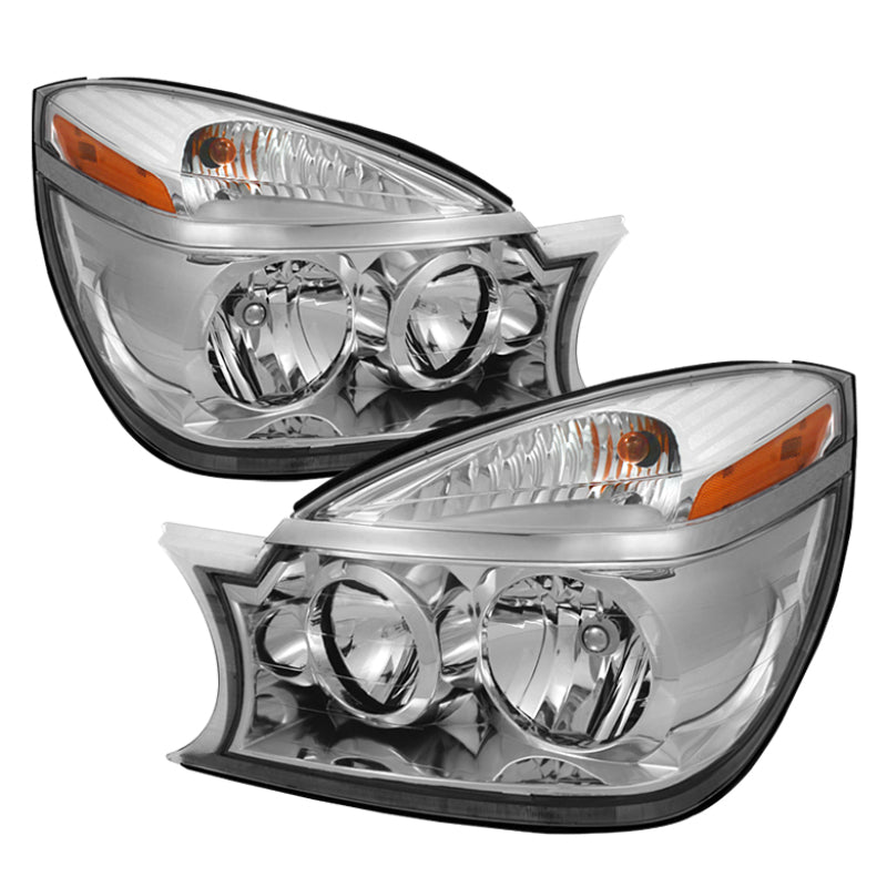 Xtune Buick RendezvoUS 04-05 Crystal Headlights Chrome HD-JH-BRE04-AM-C SPYDER Headlights