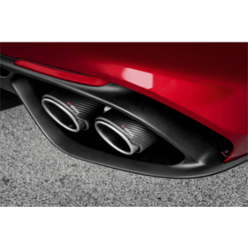 Akrapovic 17-19 Alfa Romeo Giulia Quadrifoglio Evolution Line Cat Back (Titanium) w/Link Pipes Akrapovic Catback