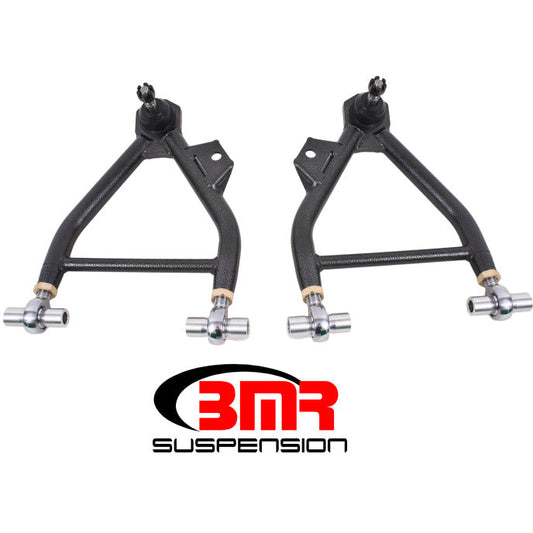 BMR 94-04 Mustang Lower A-Arm (Coilover Only) w/ Adj. Rod End and STD. Ball Joint - Black Hammertone BMR Suspension Control Arms