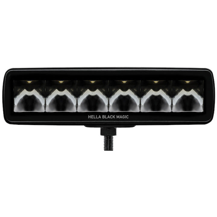 Hella Universal Black Magic 6 L.E.D. Mini Light Bar - Spot Beam Hella Fog Lights