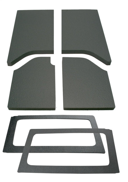 DEI 11-18 Jeep Wrangler JK 2-Door Boom Mat Complete Headliner Kit - 6 Piece - Gray