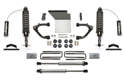 Fabtech 14-18 GM K1500 w/OE Alum. UCA 4in Uniball UCA System w/DL 2.5 Resi Coilover & Rear DL Shocks