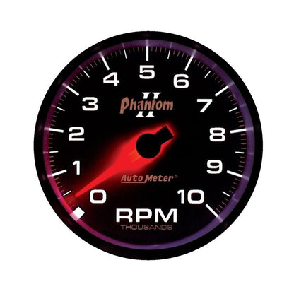 Autometer Phantom II 3-3/8in 10000 RPM In-Dash Tachometer AutoMeter Gauges