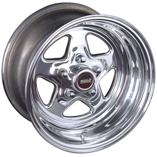 Weld ProStar 15x12 / 5x4.5 BP / 3.5in. BS Polished Wheel - Non-Beadlock Weld Wheels - Forged