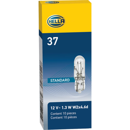 Hella Bulb 37 12V 1.3W W2X4.6d T1.75 Hella Bulbs